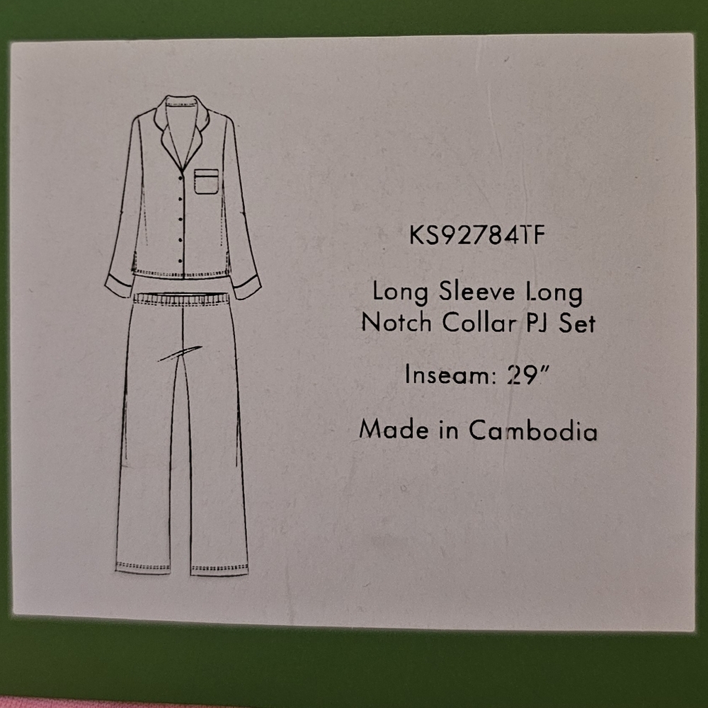 kate spade Pink and Red Dot Ladies Pajamas - Picture 2 of 5